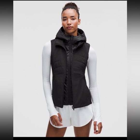 🆕 lululemon Another Mile Vest * Hood / BLK